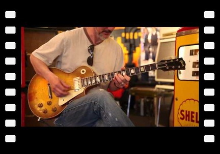 Marc Diglio plays a 1959 Gibson Les Paul Standard at Rumble Seat Music Southwest