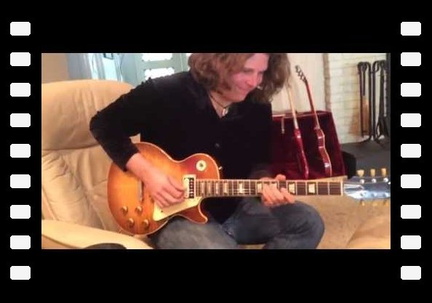 J.D. Simo playing 1959 les paul "red eye"