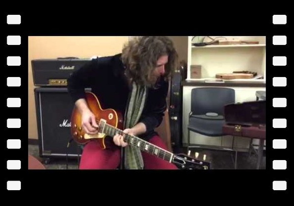 J.D. Simo playing Tom Wittrock's iconic 1959 burst Donna...
