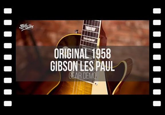 ORIGINAL 1958 Gibson Les Paul Standard burst demo