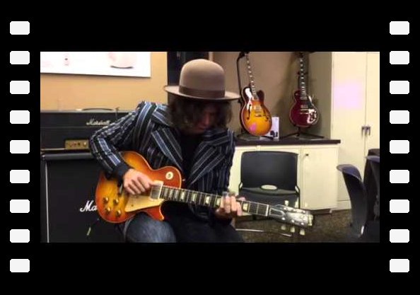 J.D Simo playing some slide through Angel, a 59 burst...