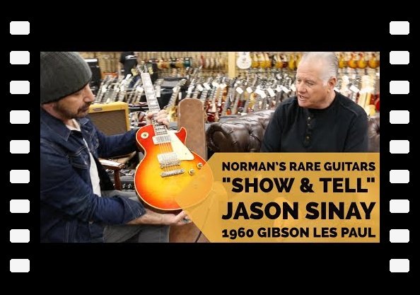 Norm's "Show and Tell" with Jason Sinay's 1960 Gibson Les Paul Cherry Sunburst