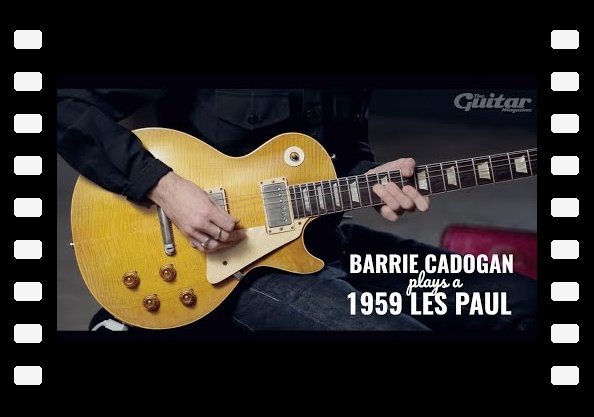 Barrie Cadogan plays a 1959 Gibson Les Paul and talks guitar